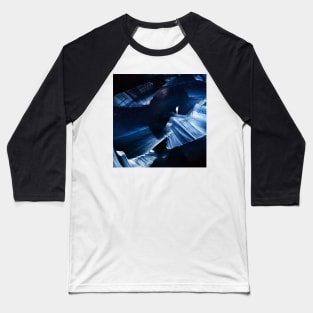 Starscapes Blue Space Art Baseball T-Shirt